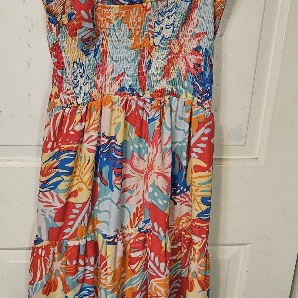 Colorful Floral Maxi Dress